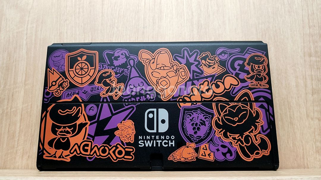 닌텐도 스위치 OLED 스칼렛 바이올렛 에디션--6