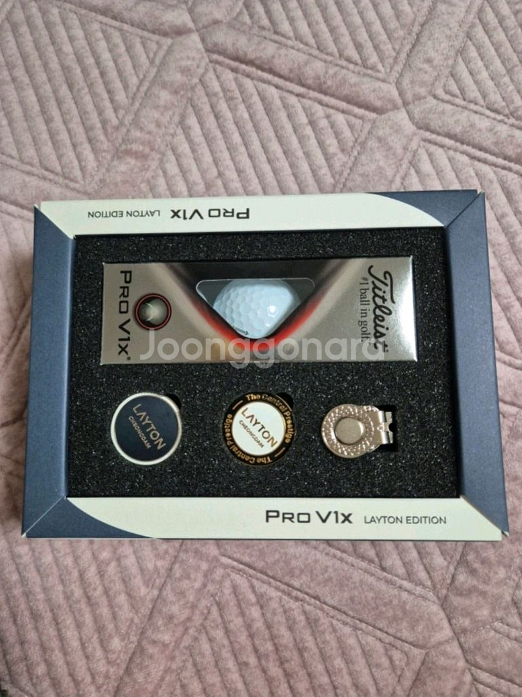 타이틀리스트 프로V1X 레이튼 에디션 골프공--0