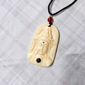 새상품]신비로운 구슬 속 경전 불교 관세음보살 목걸이