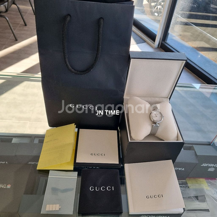 구찌 디아망티시마 27mm 여성용 쿼츠 YA141504--8