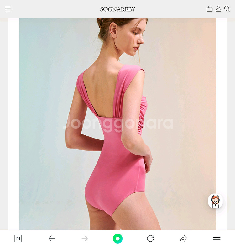 소냐레바이 SOGNAREBY 글로리 원피스 핑크 수영복--4