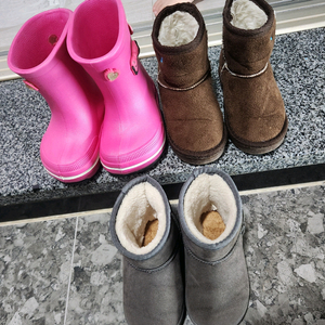 아동 방한부츠 2켤레 세트 (120~130)