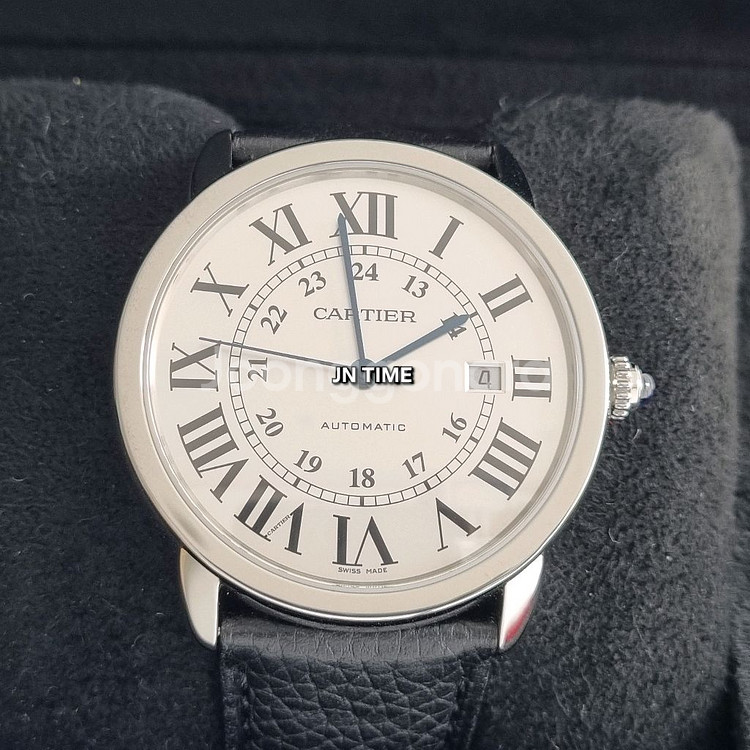 까르띠에 구형 롱드솔로 XL 42mm 오토(2020년)--0