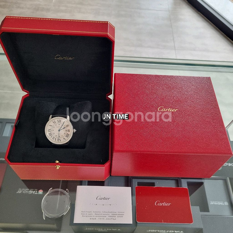 까르띠에 구형 롱드솔로 XL 42mm 오토(2020년)--9