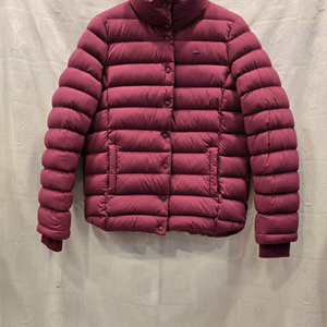 라코스테 여성 다운패딩 점퍼 버건디 S