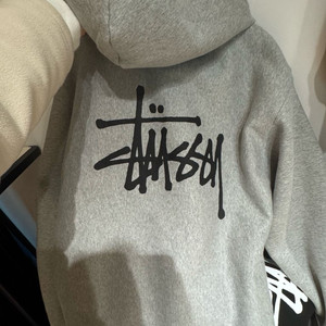 거의새상품) 스투시 후드 집업 s사이즈 그레이