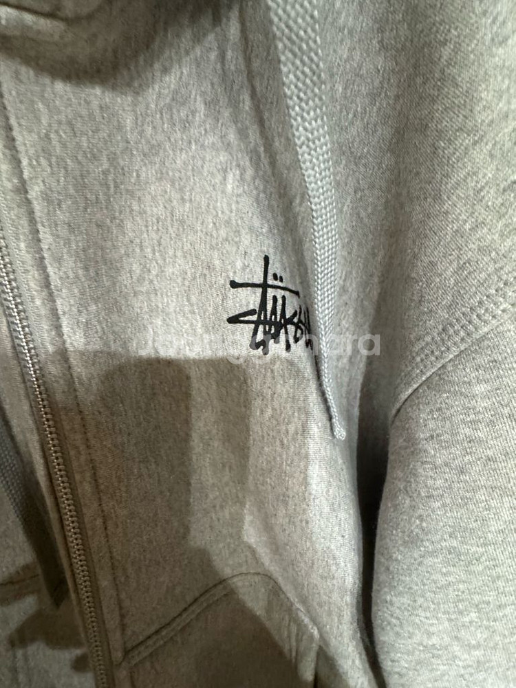 거의새상품) 스투시 후드 집업 s사이즈 그레이--3