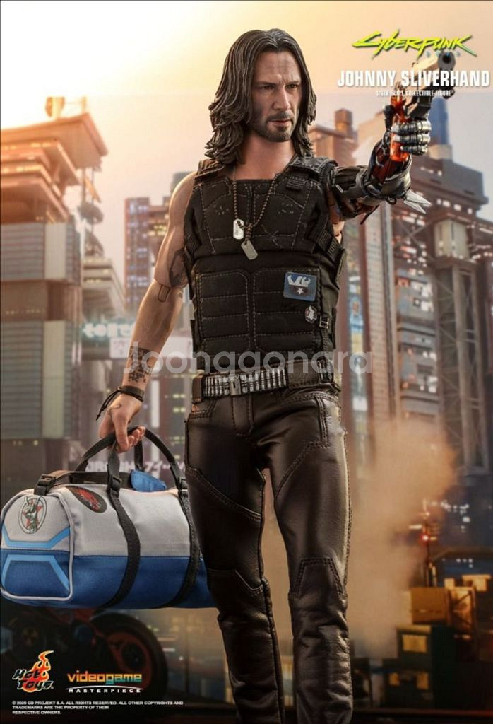핫토이 사이버펑크 2077 조니실버핸드 피규어--0