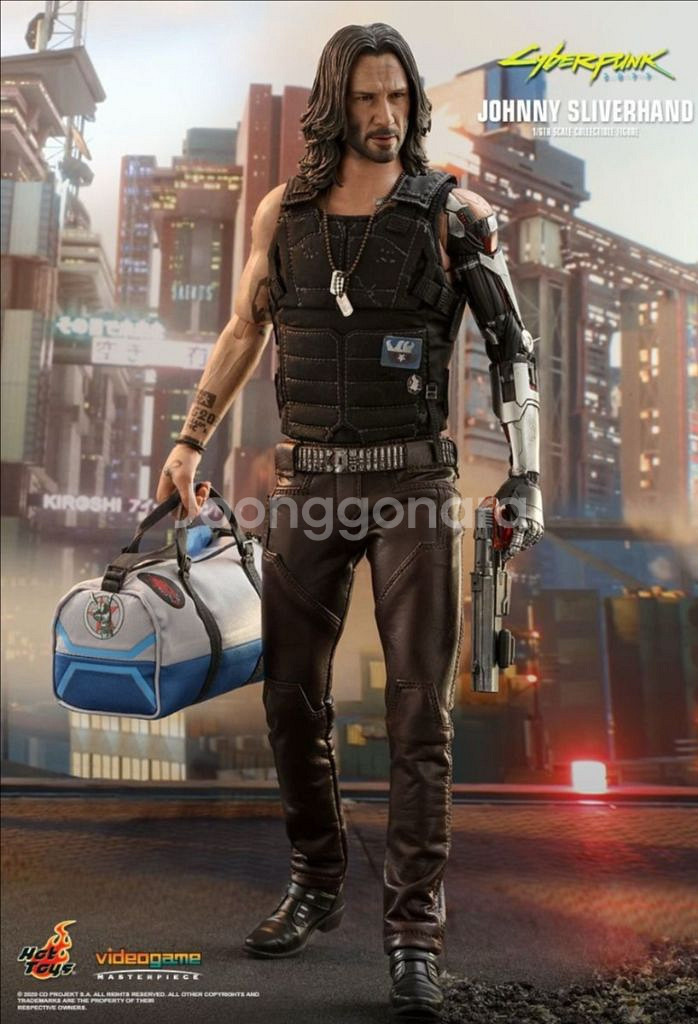 핫토이 사이버펑크 2077 조니실버핸드 피규어--1