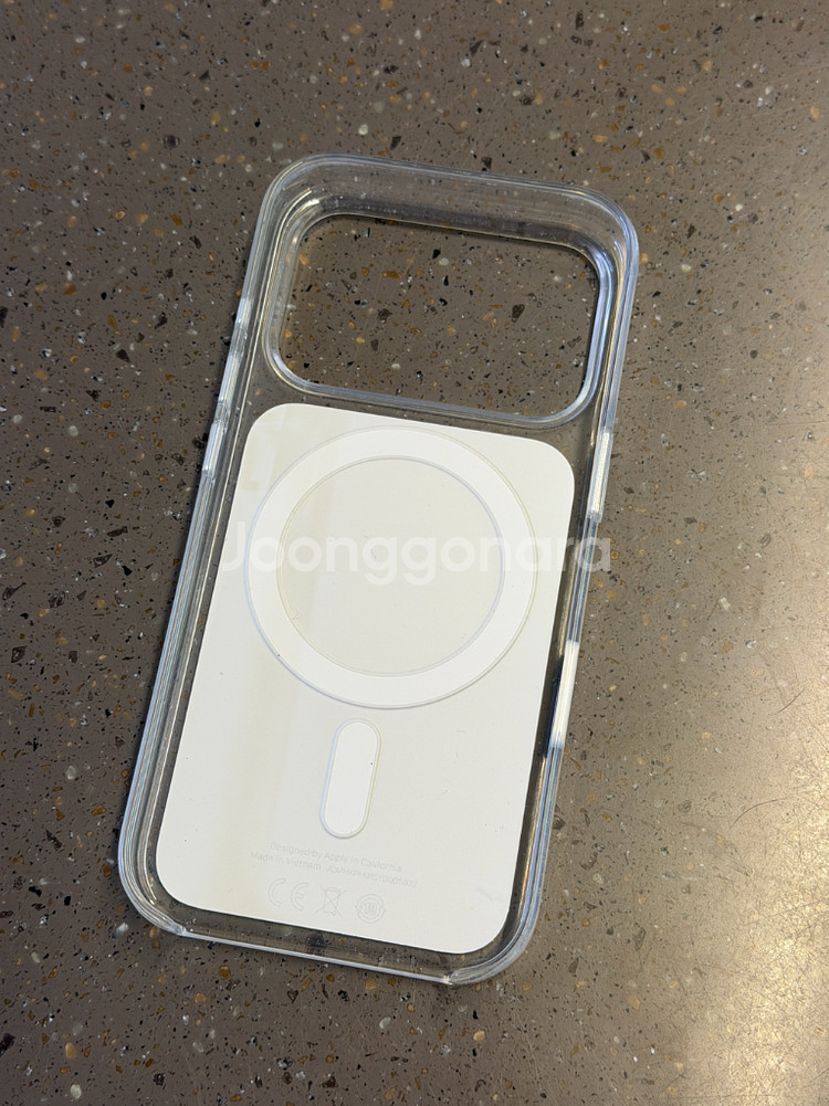 아이폰17 프로 애플 정품 맥세이프 투명케이스--1