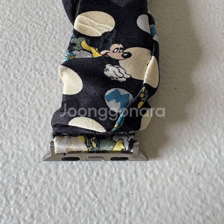 노빅딜 업사이클링 애플워치 스트랩(미키_도트네이비)--6