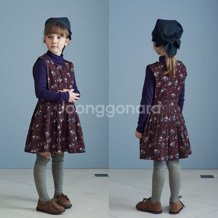 [2Y]카라멜런던 주피터 드레스(브라운 시슬)--0