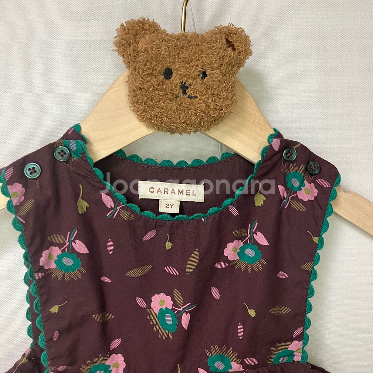 [2Y]카라멜런던 주피터 드레스(브라운 시슬)--6