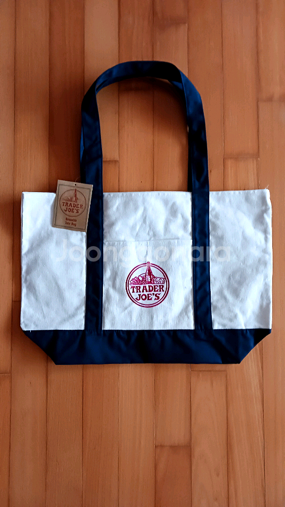 트레이더조 에코백 대형 :택달린 새상품--0