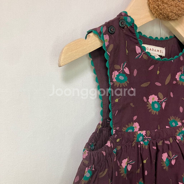 [2Y]카라멜런던 주피터 드레스(브라운 시슬)--14