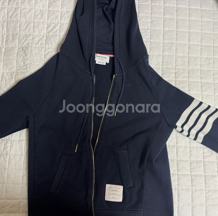 톰브라운 후드 집업 정품(급처)--0