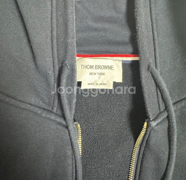 톰브라운 후드 집업 정품(급처)--1