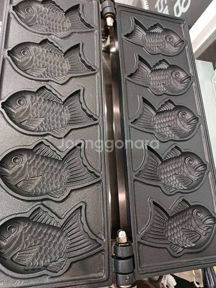 붕어빵 기계 5구 2대, 코팅완료+ 팥5키로--4