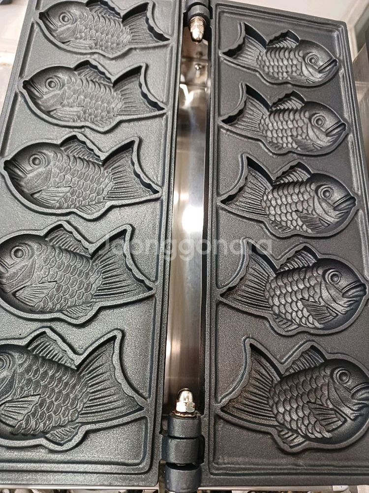 붕어빵 기계 5구 2대, 코팅완료+ 팥5키로--3