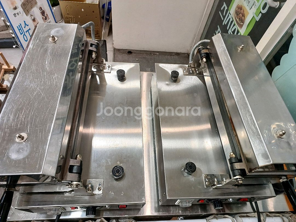 붕어빵 기계 5구 2대, 코팅완료+ 팥5키로--2