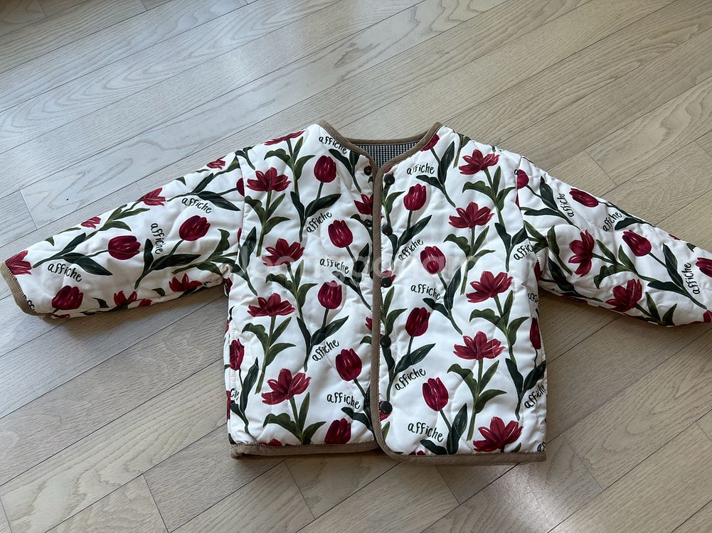 리미떼두두 리버서블 꽃 자켓 M--2