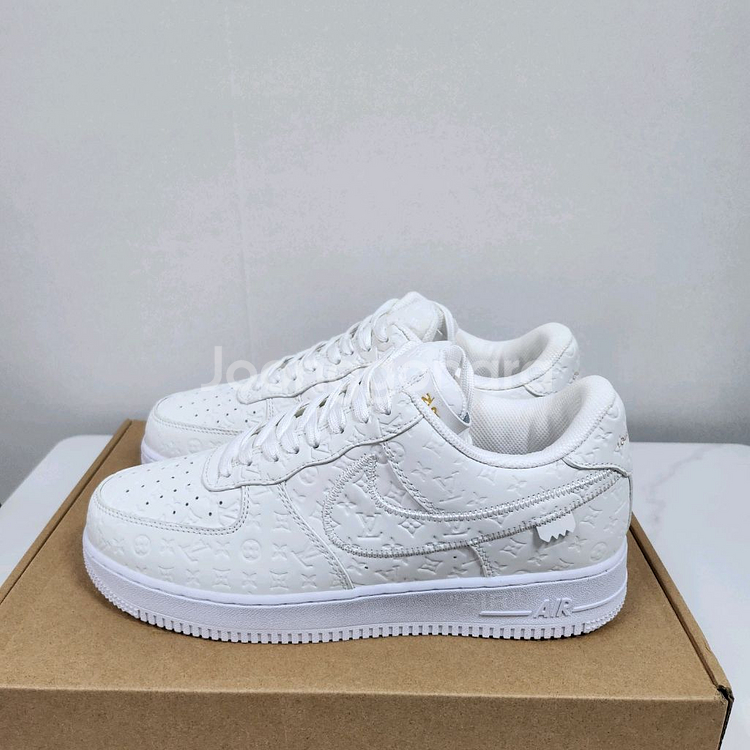 루이비통 x 나이키 에어포스 1 로우 바이 버질 아블로 화이트--1