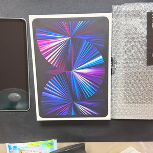 아이패드 프로 11인치 M1 128g 실버 (하자o)