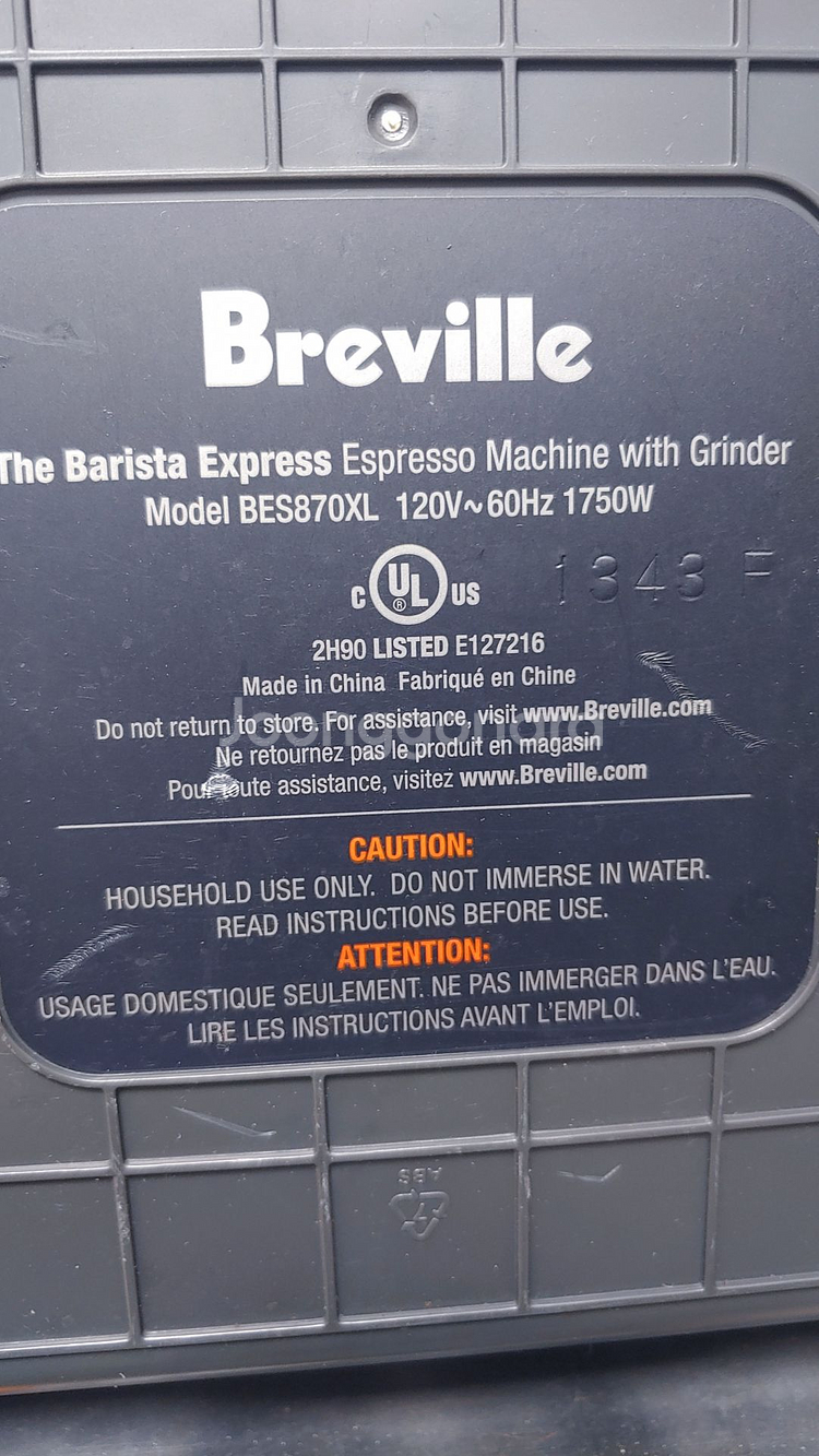 브레빌 BES870XL 부품용으로 분양합니다--1