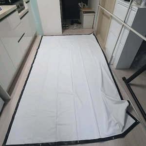 스크린 원단 블랙아웃 120인치 자작용