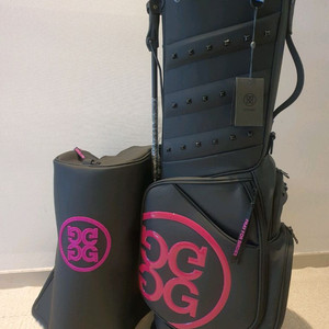 국내당일발송 지포어골프백 캐디백 경량 블랙핑크 말본