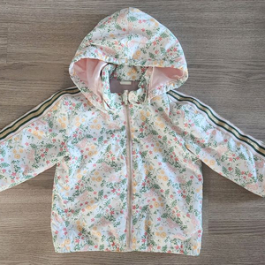 H&M 2y 플로럴 후드 바람막이 점퍼 이미지