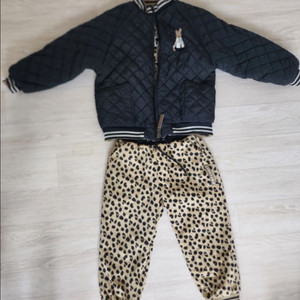 리미떼두두 리버리블 점퍼 상하 세트 라지 L