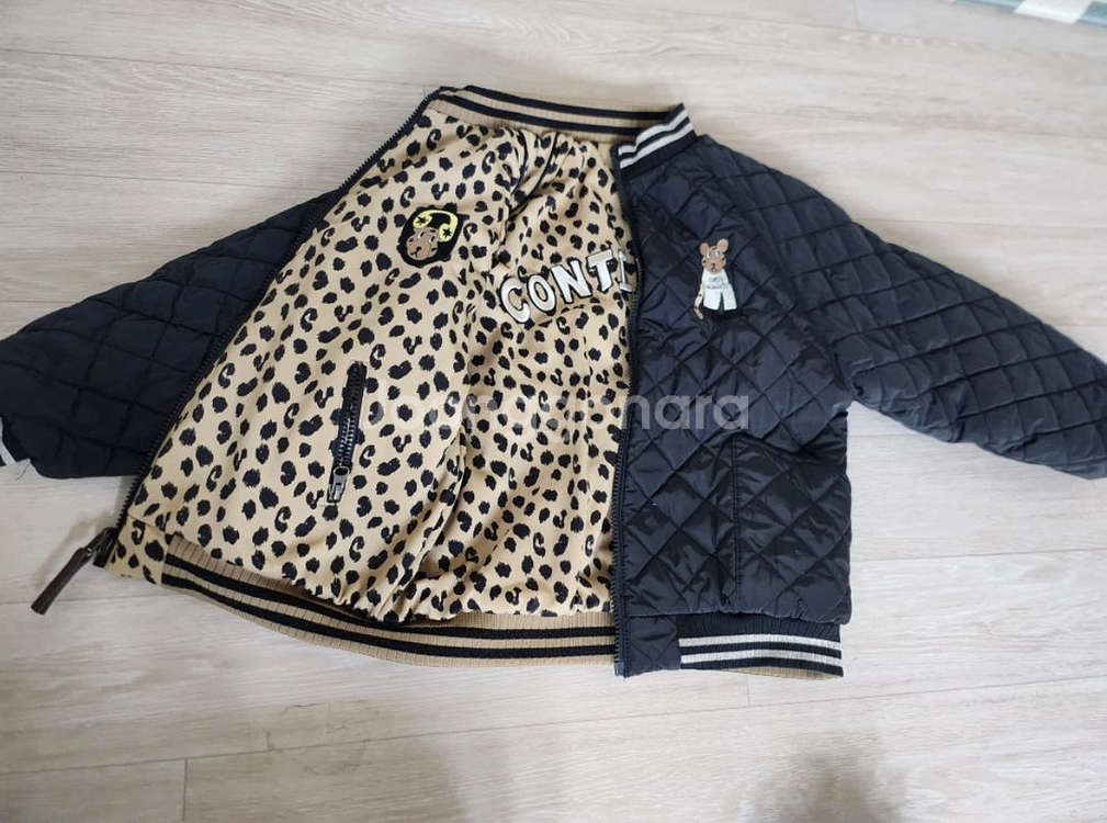 리미떼두두 리버리블 점퍼 상하 세트 라지 L--1