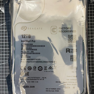 (리퍼/미개봉)씨게이트 IronWolf Pro 12TB * 3대