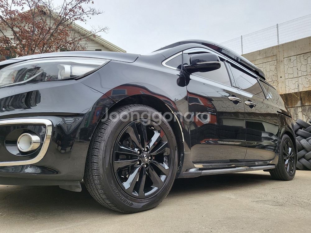 올뉴카니발 19인치 블랙휠 순정휠 중고휠 팝니다 / 싼타페 쏘렌토--1