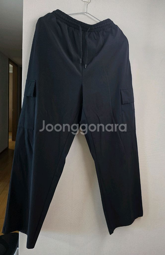 F2F 블랙 카고 와이드 팬츠(XL)--0