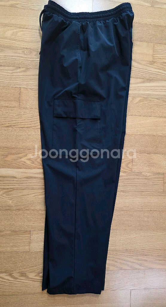 F2F 블랙 카고 와이드 팬츠(XL)--1