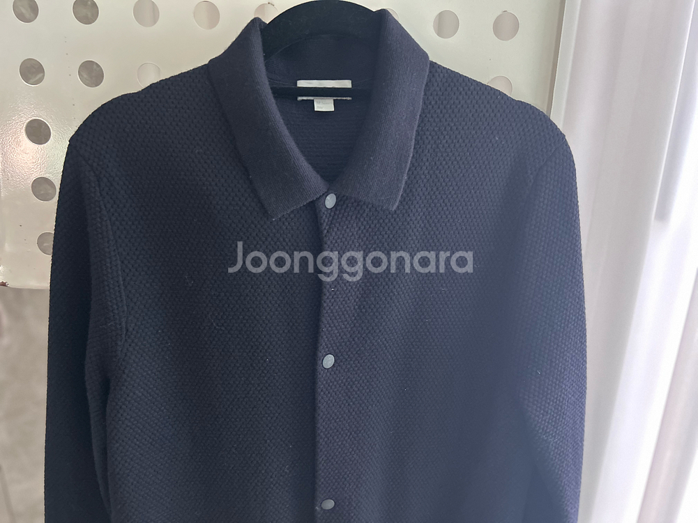 코스 남성 네이비 니트자켓--1
