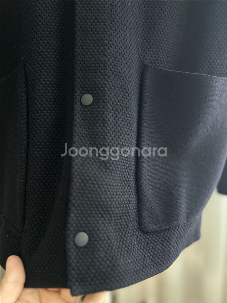 코스 남성 네이비 니트자켓--4