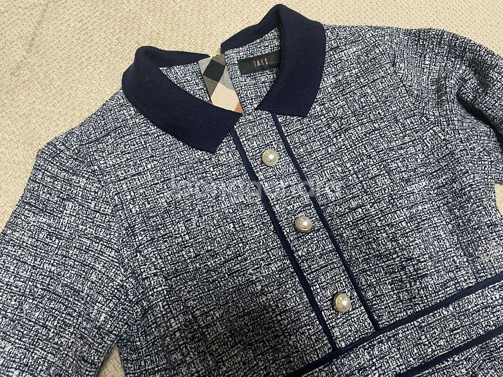 닥스 트위드 원피스 130--1