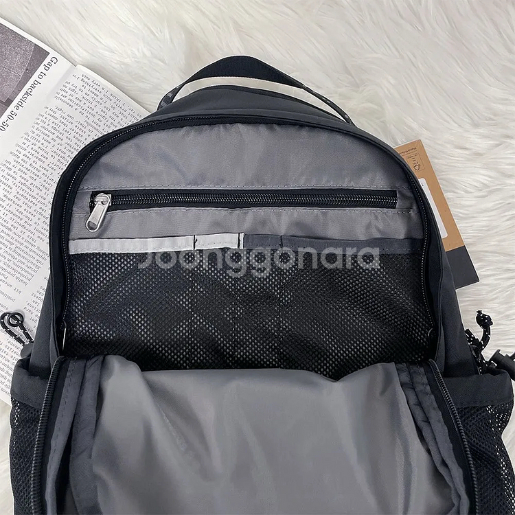 노스페이스 보저 백팩 가방 블랙--4