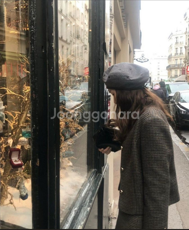 아카이브제이투유 빈티지 문 체크 자켓--2