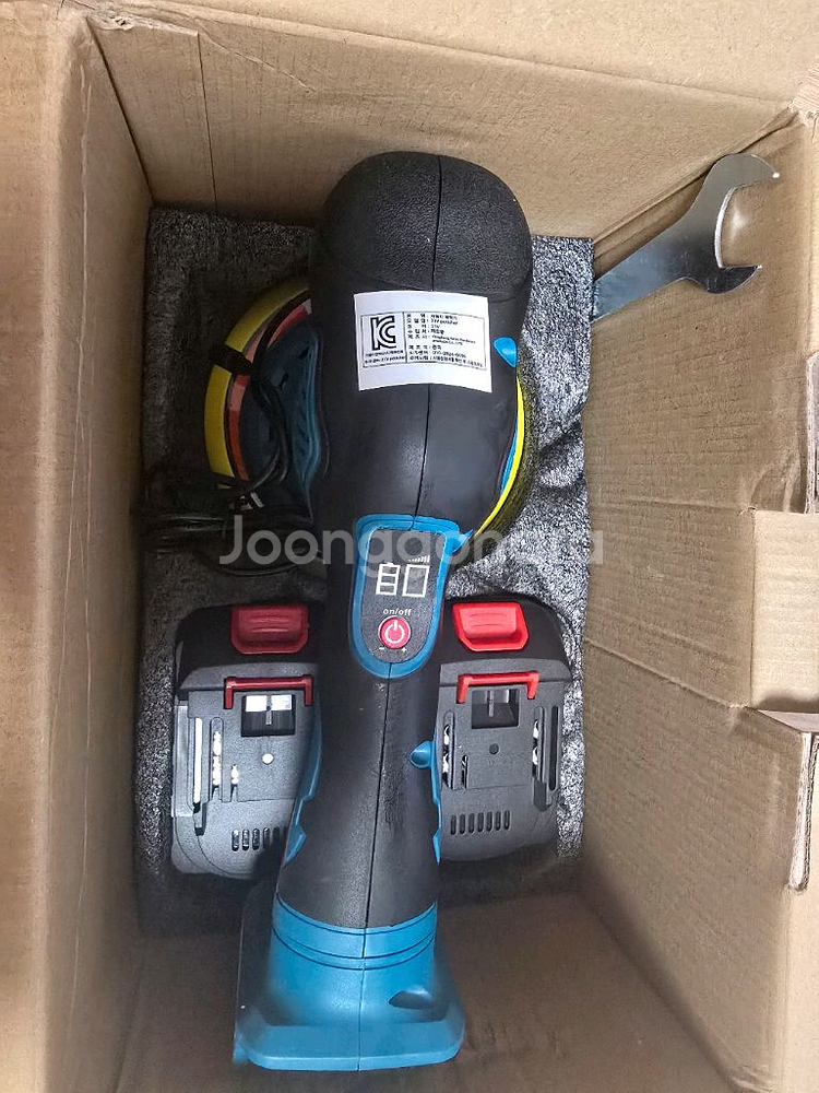 21v 무선 자동차 광택기 세트 미사용--0