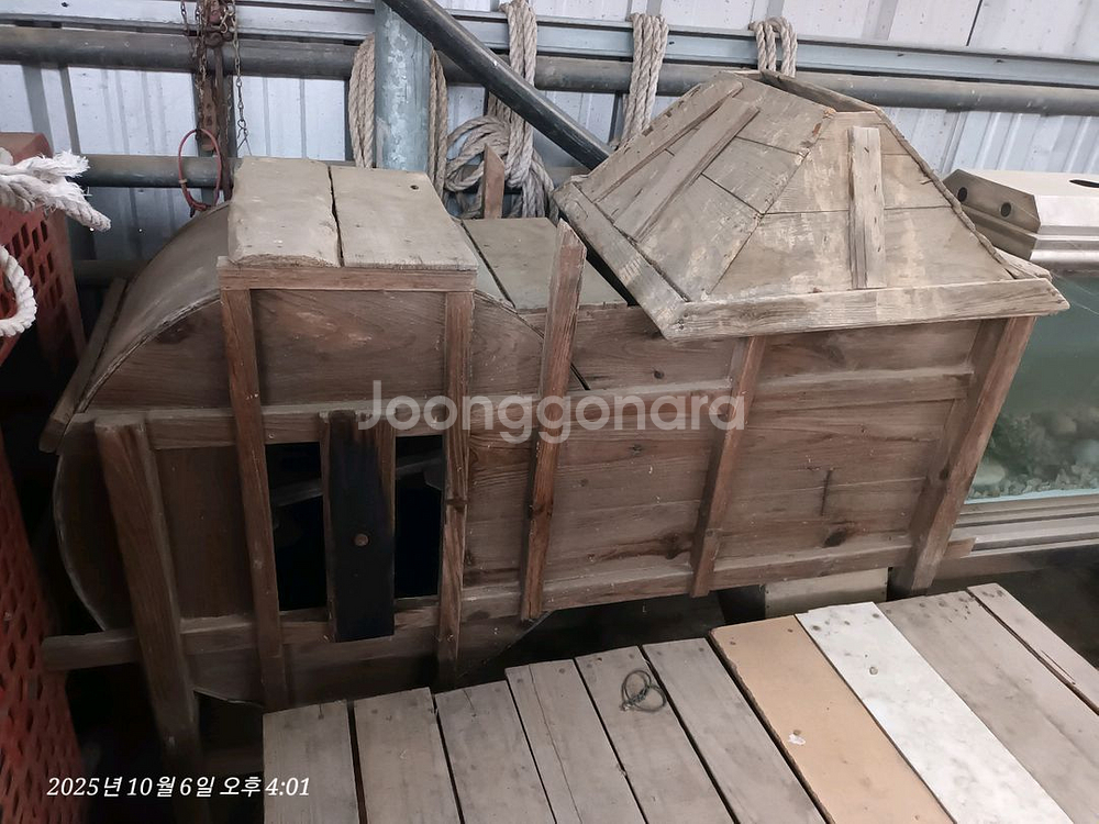 전통 목재 옛날 물건--1