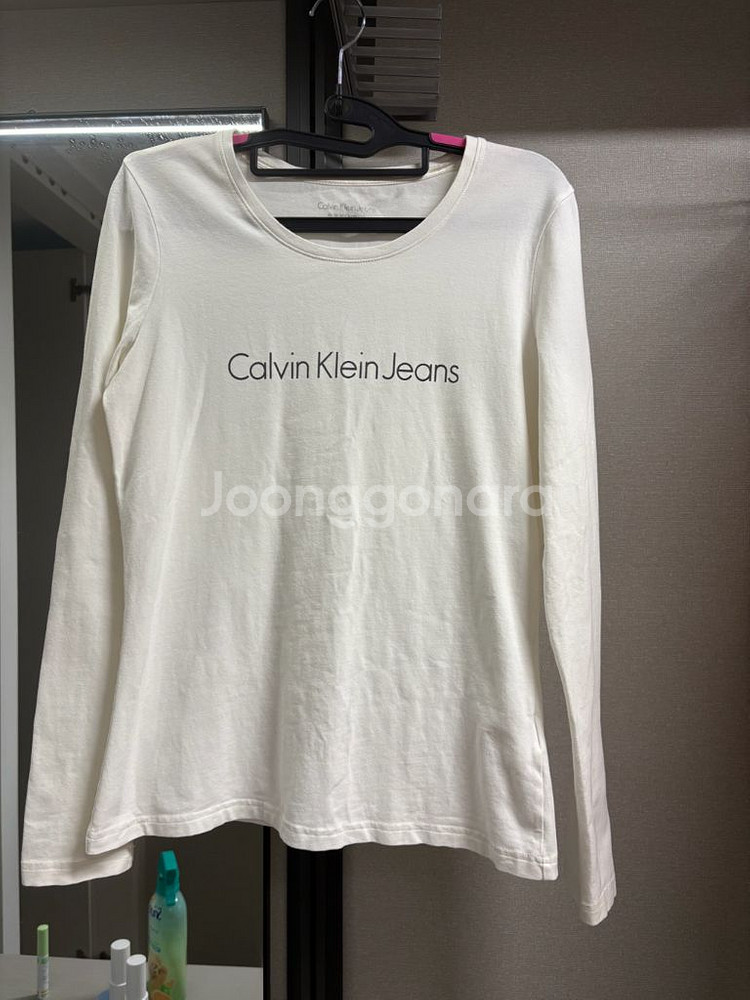 캘빈클라인진스 긴팔라운드티--0