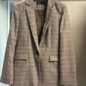 믹쏘(MIXXO) 체크 블레이저 M