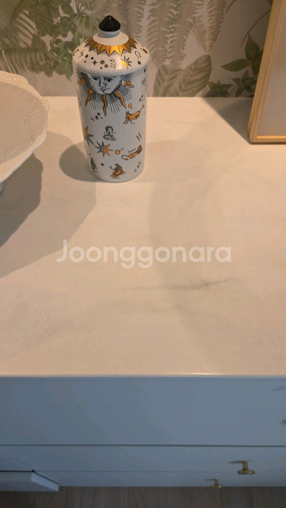 3단 서랍장 대리석 수납장 제작가구--1