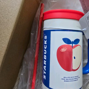 스타벅스 그로서리 마켓 TKHA 콜드컵 써모스 사과