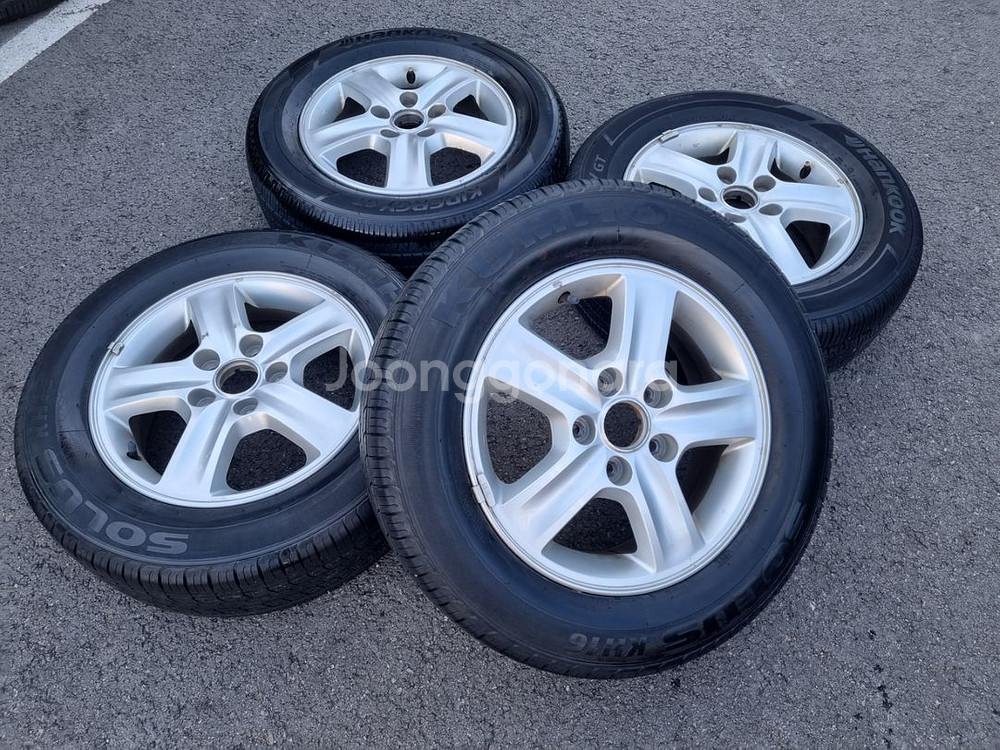 i30 15인치 1956515 중고 휠타이어 팝니다--0