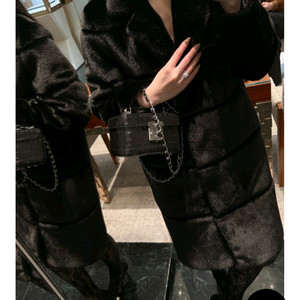 택o 더로랑 럭스페이크퍼 롱코트